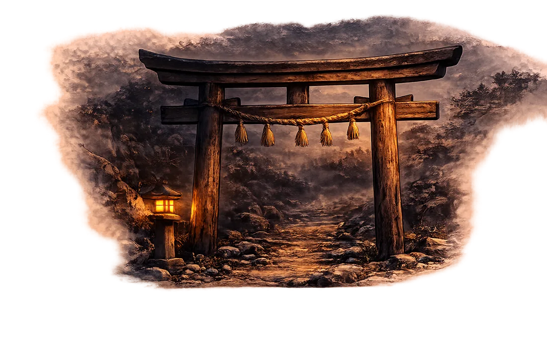 登り口の鳥居